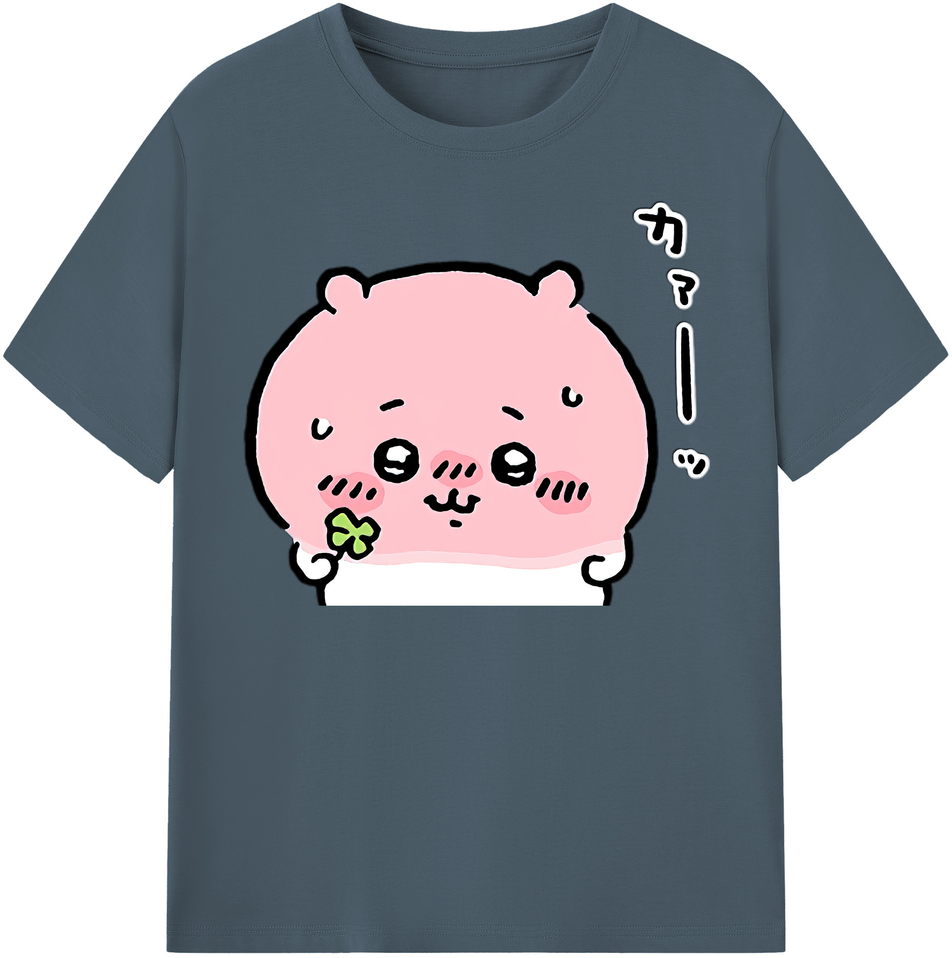 （画像用） ちいかわ ちいかわ Chii-kawa chiikawa 綿100％半袖Tシャツ（フロントプリント）